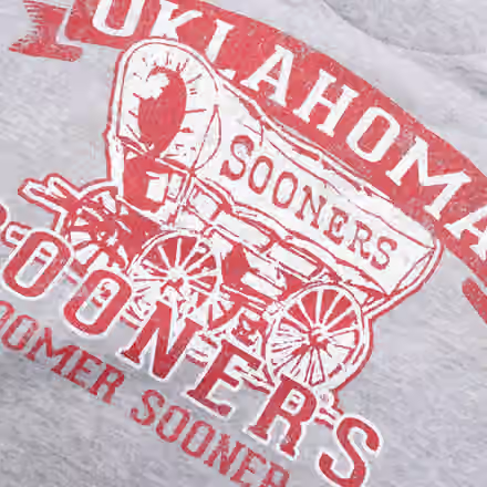 Oklahoma Sooners Boomer Sooner Crew Sweatshirt Gray view 5
