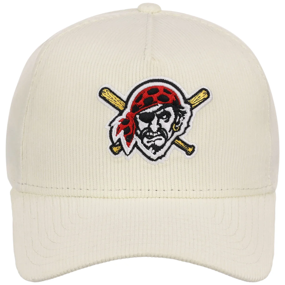 Pittsburgh Pirates MLB Chrome Cord FASHION CORE New Era 9FORTY A-Frame detail view