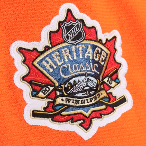 Connor McDavid #97 Edmonton Oilers 2016 Heritage Classic Power Play NHL Jersey view 6