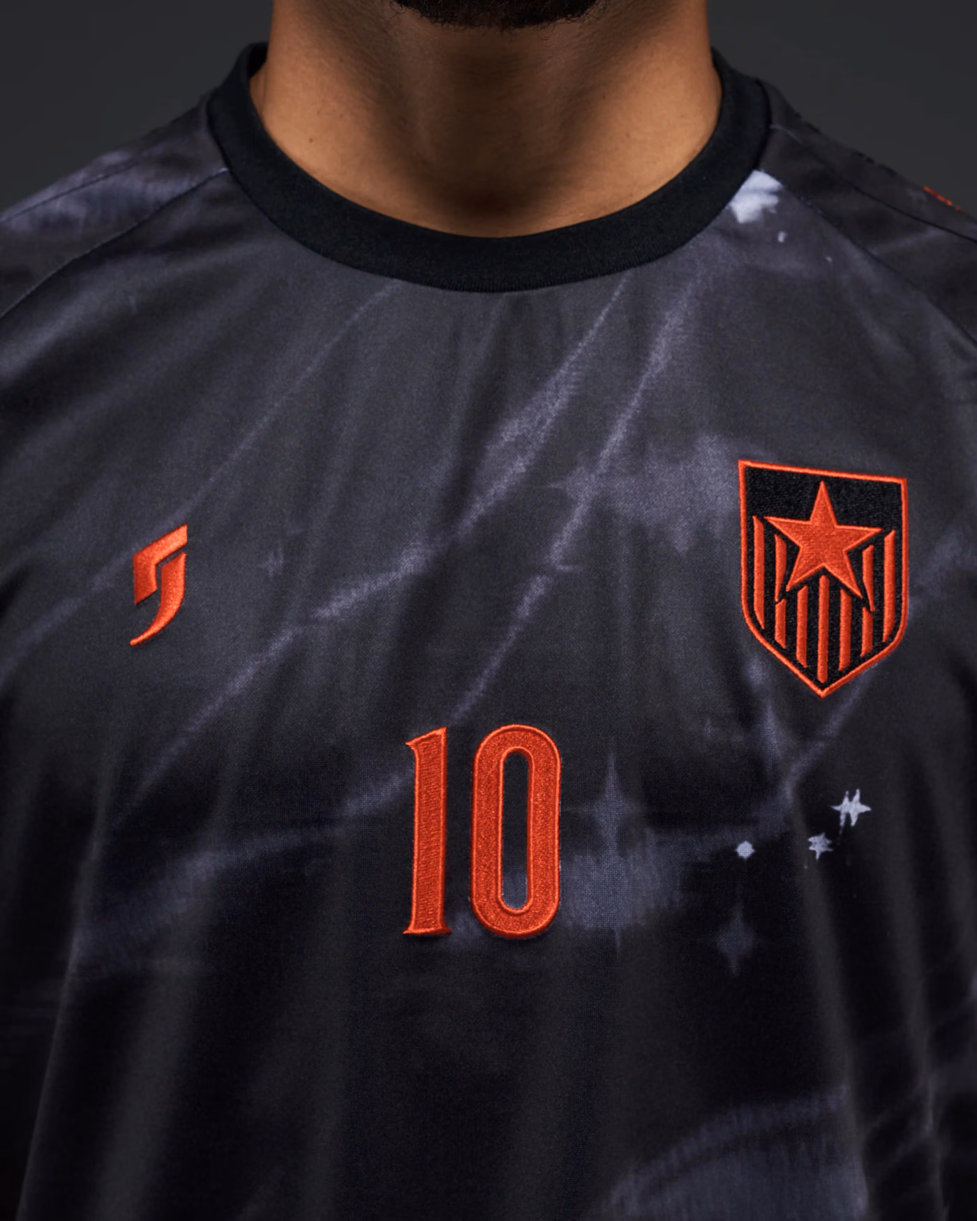 Jersevo Custom Personalized Captain America Heritage Jersey (2026WC Edition) crest detail