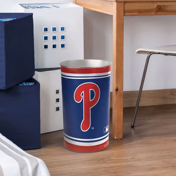 Philadelphia Phillies Baseball MLB Wastebasket view 2