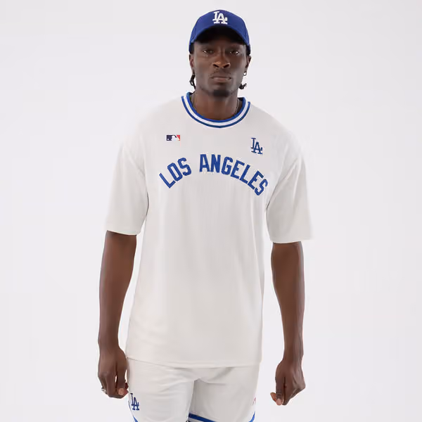 Los Angeles Dodgers Team Arch Oversized MLB T-Shirt White view 1