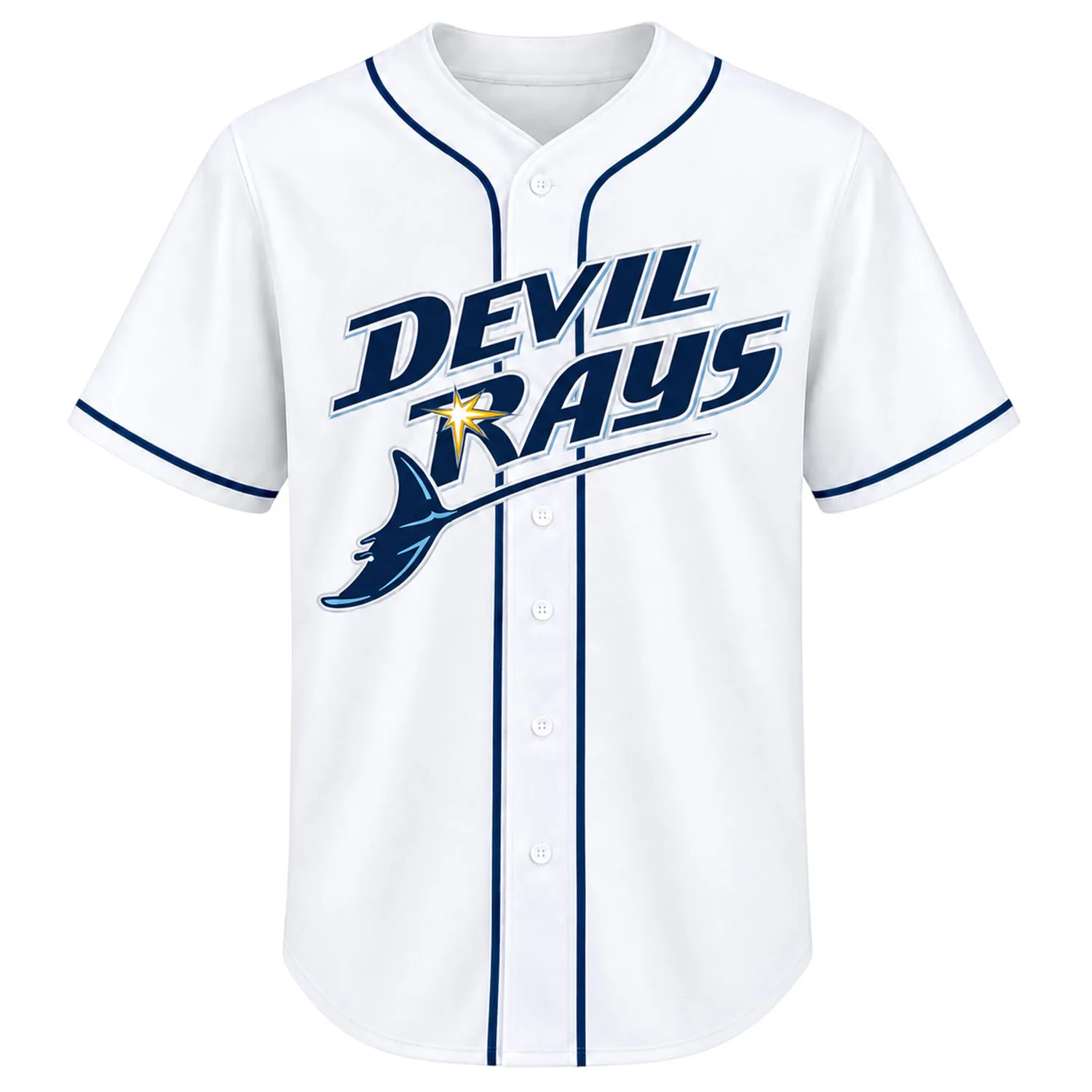 Jonathan Aranda Rays White Jersey Bold Name & Number