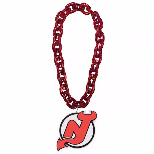 New Jersey Devils Big Logo NHL Fan Chain view 1