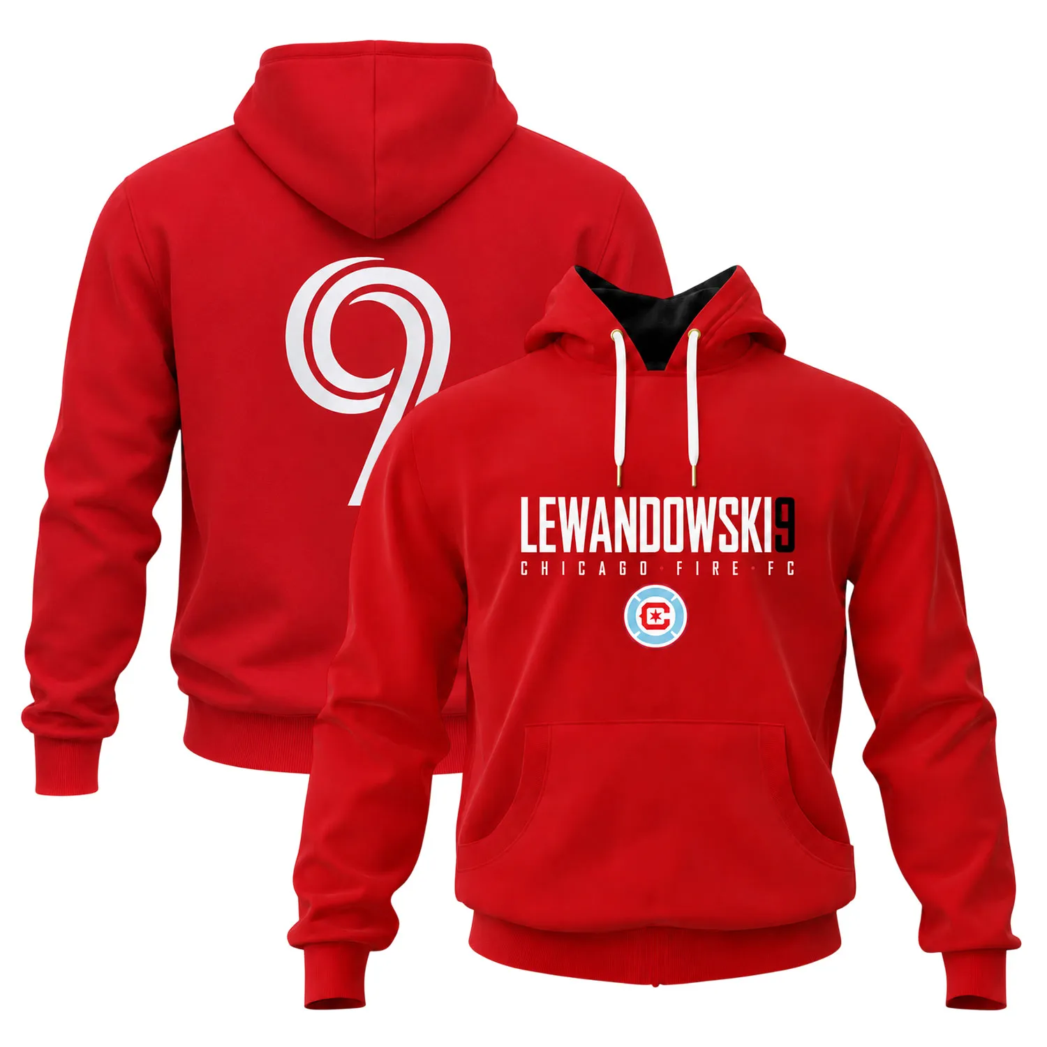 Kids Lewandowski Chicago Fire Hoodie Bold Fan Style