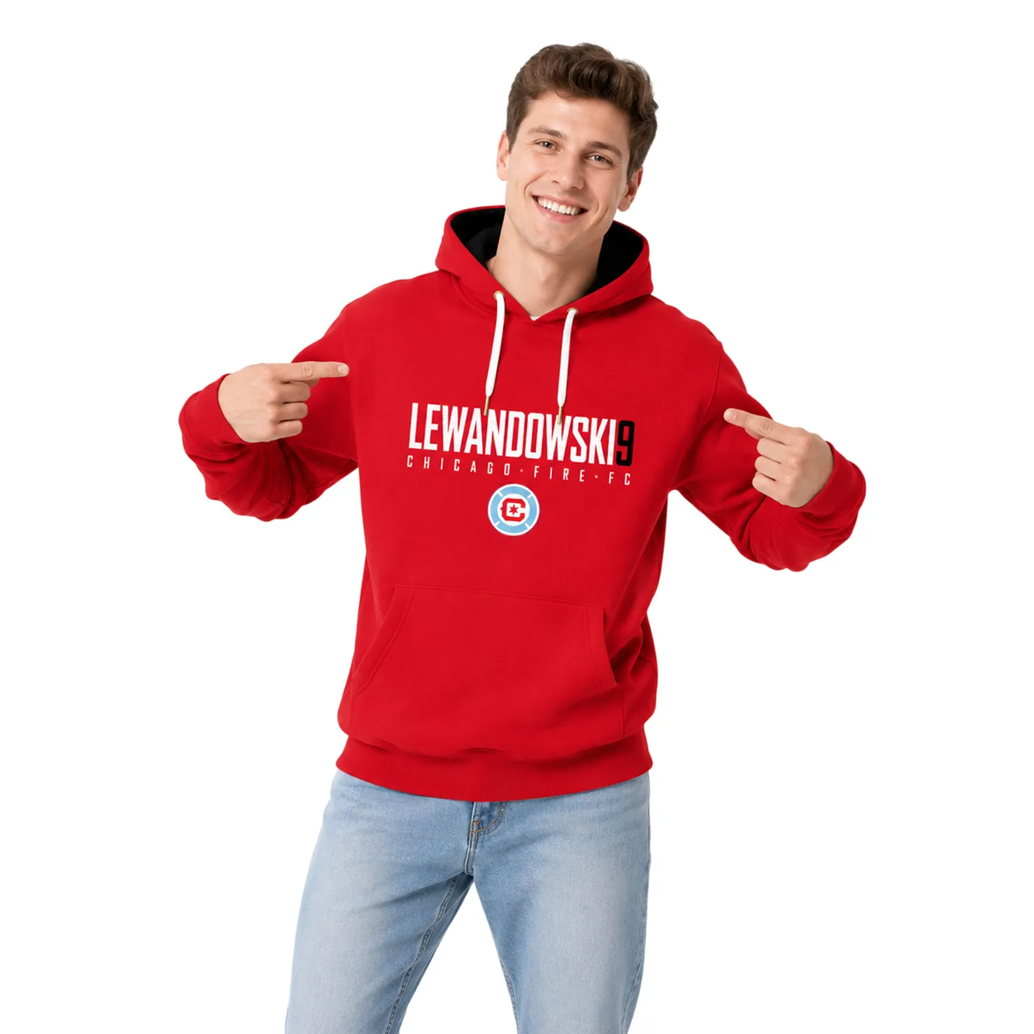 Kids Lewandowski Chicago Fire Hoodie Bold Fan Style