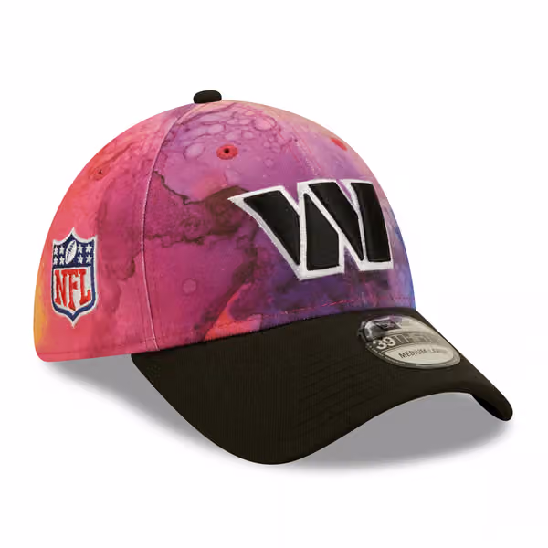 Washington Commanders 2022 NFL On-Field Crucial Catch New Era 39Thirty Flex Cap product photo