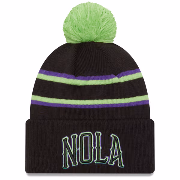 New Orleans Pelicans 2023 NBA City Edition New Era Knit Hat product photo