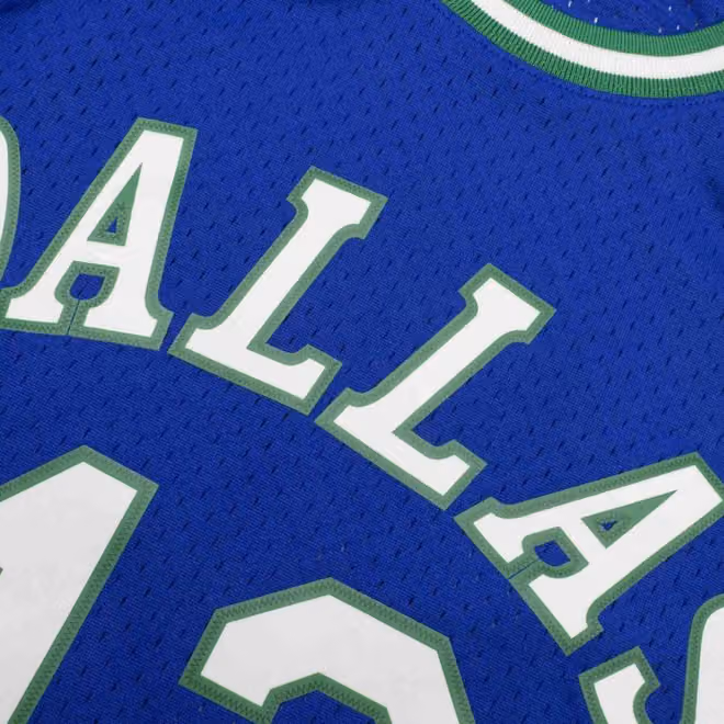 Steve Nash #13 Dallas Mavericks 1998-99 Mitchell & Ness Swingman NBA Jersey Blue view 5