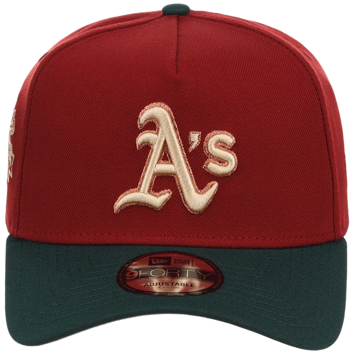 Oakland Athletics MLB Terra Verde New Era 9FORTY detail view