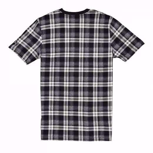 Las Vegas Raiders Plaid 2024 New Era 3rd Down NFL T-Shirt Black view 2
