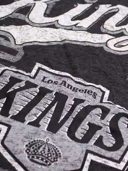 Los Angeles Kings Division Oversized NHL T-Shirt Charcoal view 3