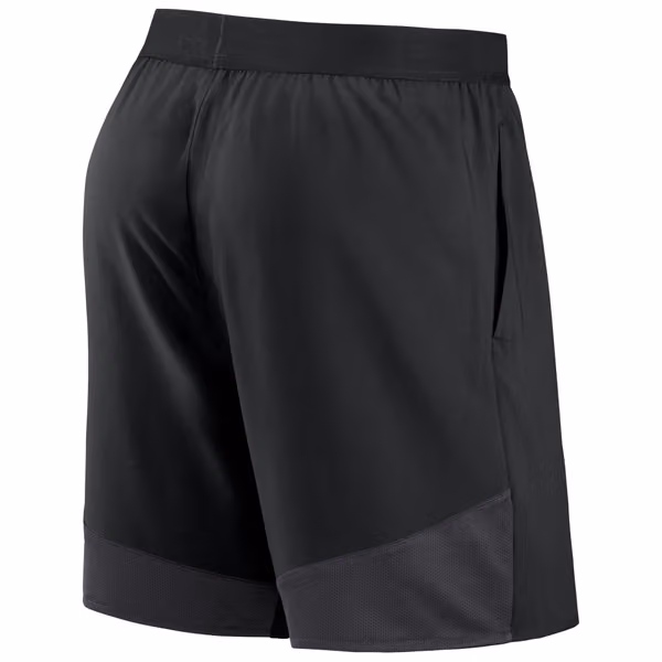 Pittsburgh Steelers Big Logo Nike Dri-FIT Performance NFL Shorts Black view 2