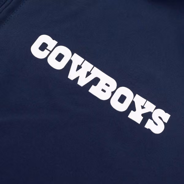 Dallas Cowboys 2024 NFL Sideline Nike Lightweight Coach Jacket Navy view 3