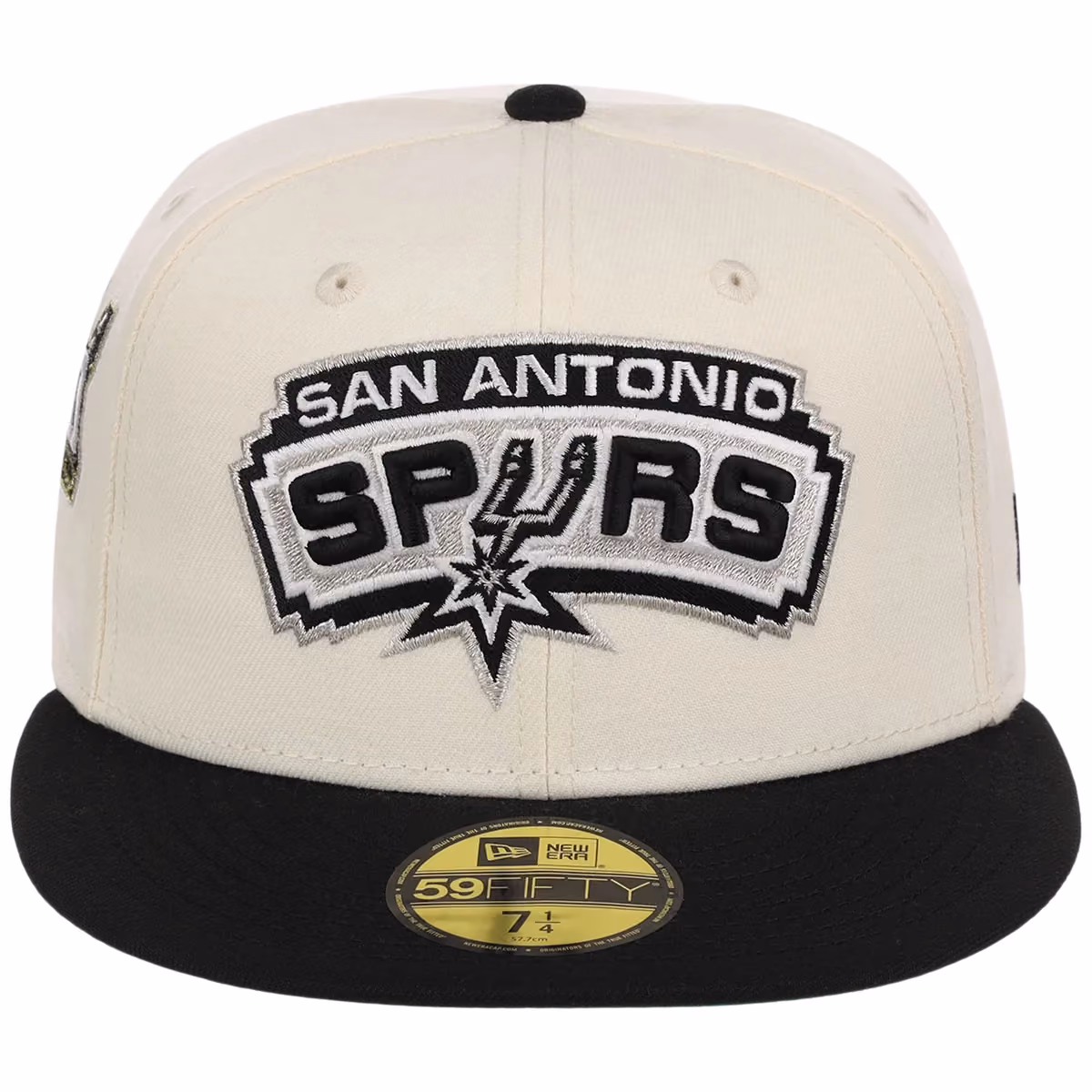 San Antonio Spurs NBA Chrome OTC New Era 59FIFTY (Chrome/Black) detail view