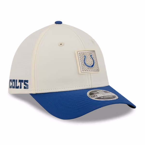 Indianapolis Colts 2026 NFL Training Camp 39THIRTY Flex Cap Cream/Blue product photo