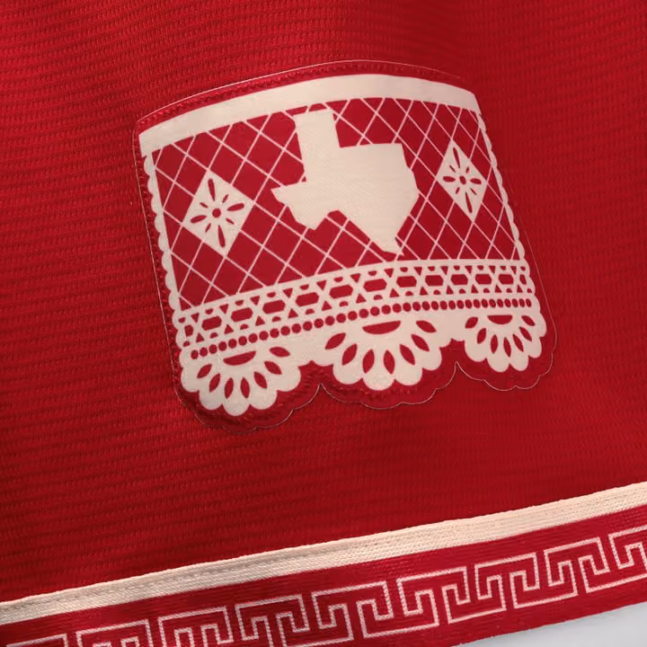 Texas Rangers 2026 City Connect Stadium MLB Jersey Red view 6