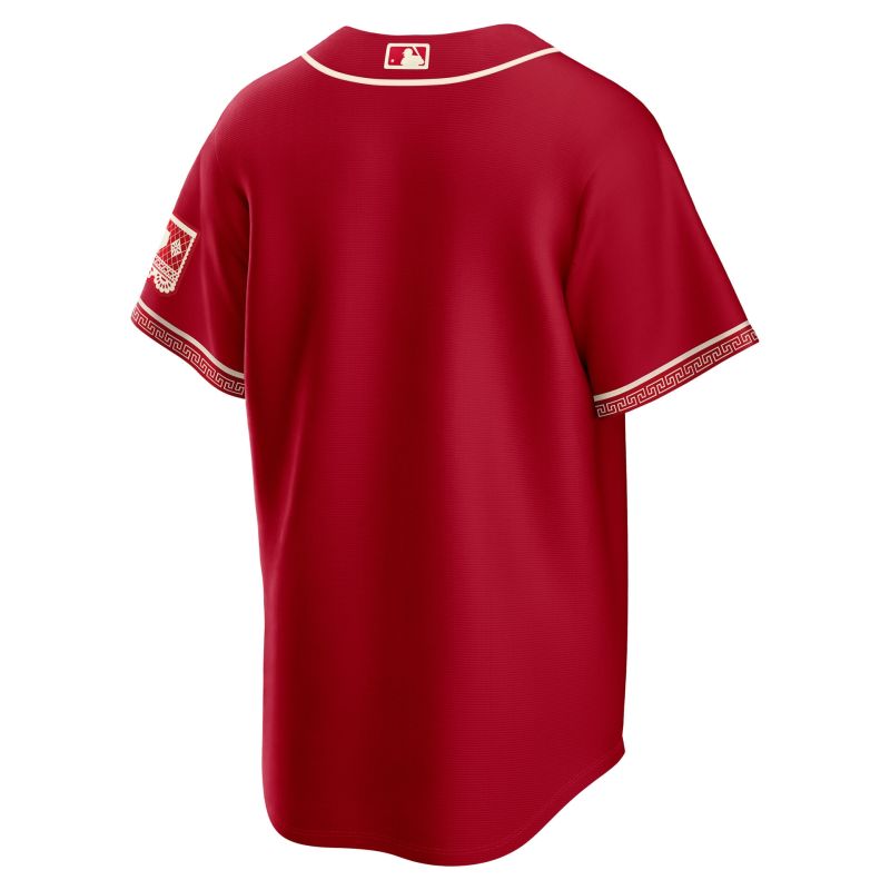Texas Rangers 2026 City Connect Stadium MLB Jersey Red view 2