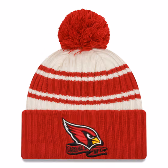 Arizona Cardinals Official 2022 NFL Sideline New Era Sport Knit Hat product photo