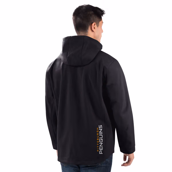 Pittsburgh Penguins G-III Soft Shell NHL Jacke Black view 2