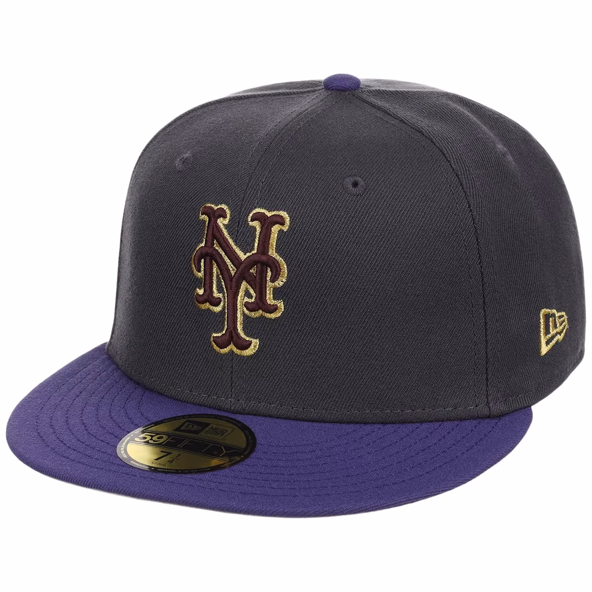 New York Mets MLB Midnight Orchid New Era 59FIFTY detail view