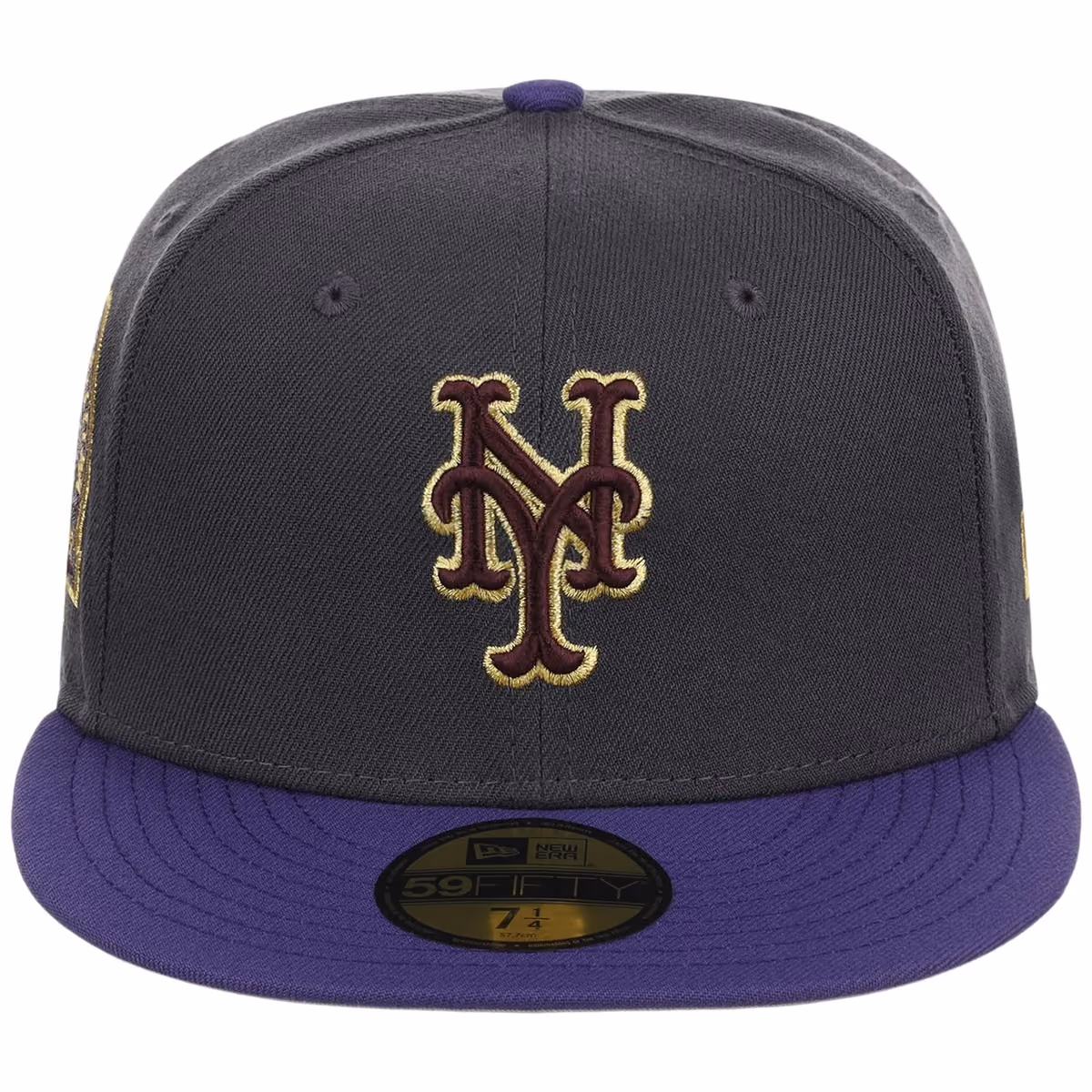 New York Mets MLB Midnight Orchid New Era 59FIFTY detail view