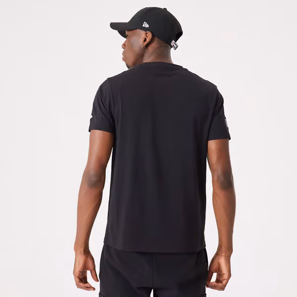 Las Vegas Raiders Gradient New Era NFL T-Shirt Black view 2