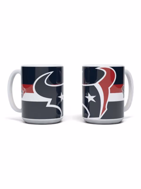Houston Texans Triple Logo Jumbo NFL Mug (450 ml) view 1