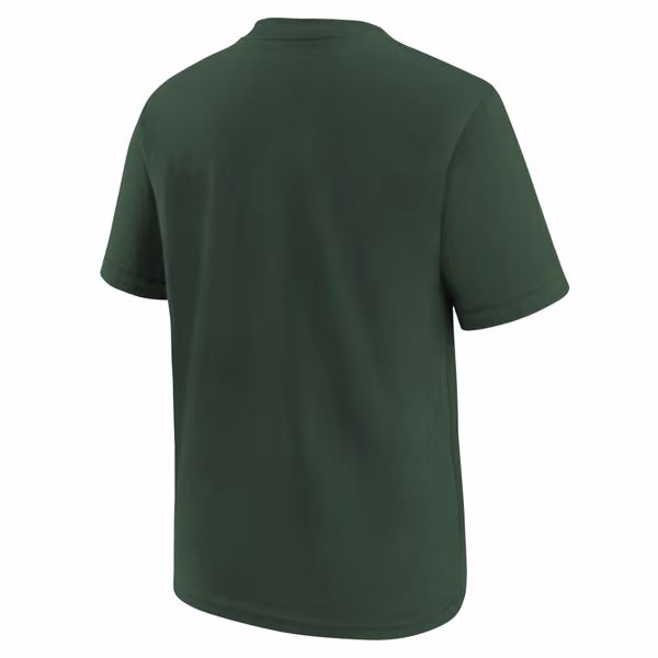 Milwaukee Bucks Nike Swoosh Logo NBA T-Shirt Green (YOUTH) view 3