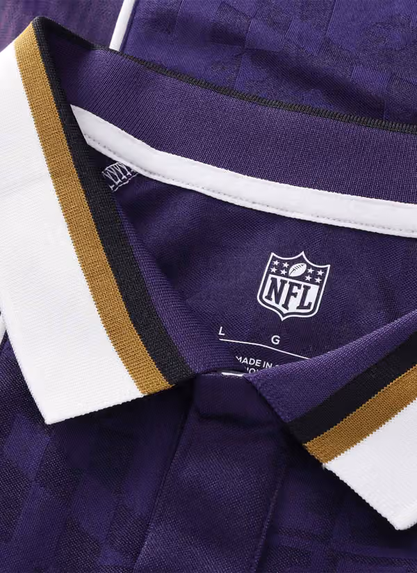 Baltimore Ravens 2026 Football x Football NFL Fan Jersey Purple view 4