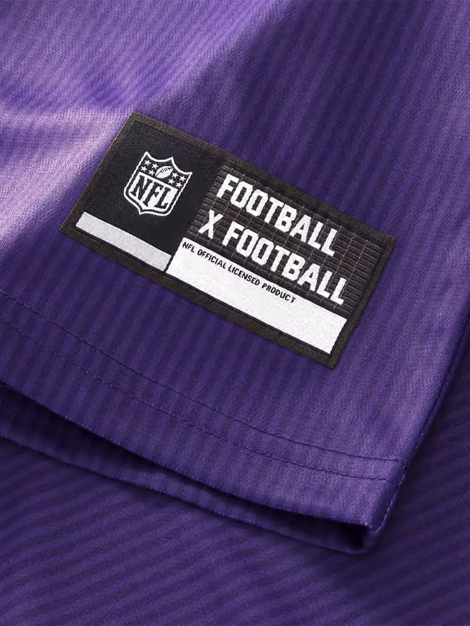 Baltimore Ravens 2026 Football x Football NFL Fan Jersey Purple view 7