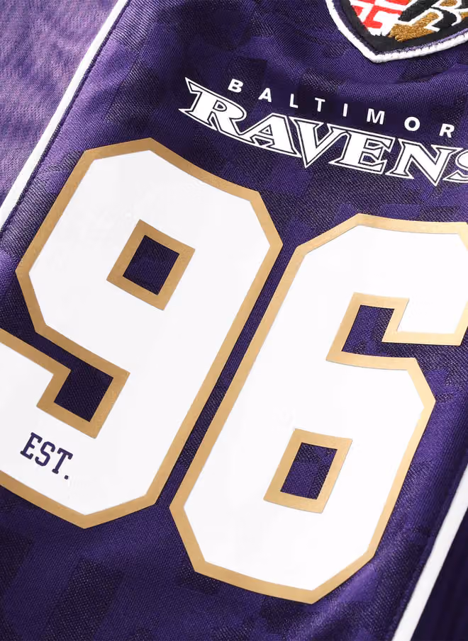 Baltimore Ravens 2026 Football x Football NFL Fan Jersey Purple view 5