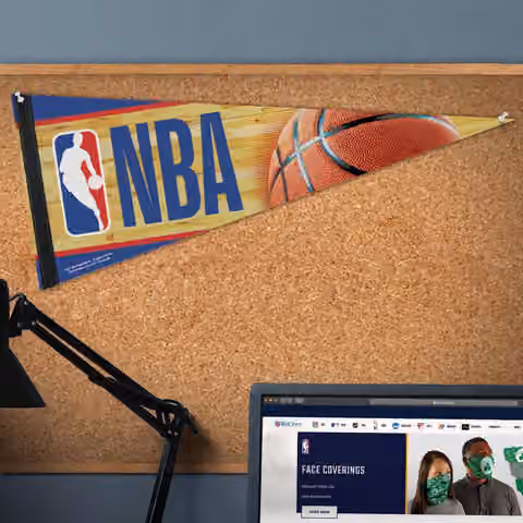 NBA Logo WinCraft Premium Pennant view 3