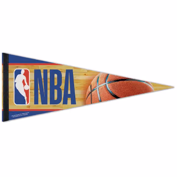 NBA Logo WinCraft Premium Pennant view 1