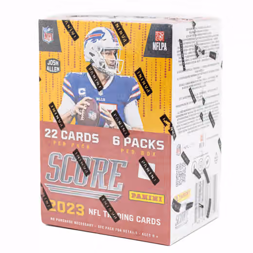 2023 Panini Score NFL Football Blaster Box view 1