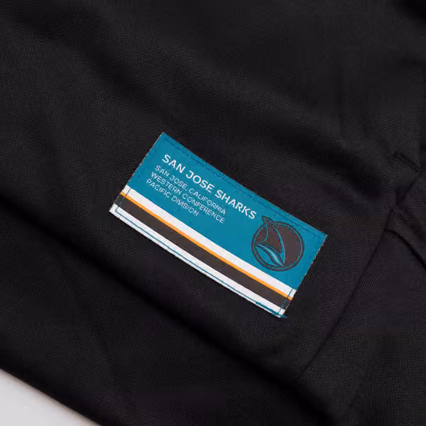 San Jose Sharks 2023/24 Authentic Pro Locker Room NHL Hoodie view 4