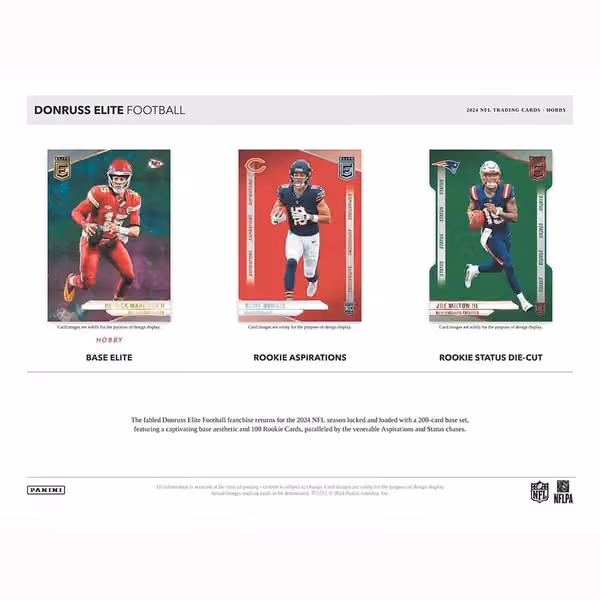 2024 Panini Donruss Elite Football NFL Hobby Box view 2