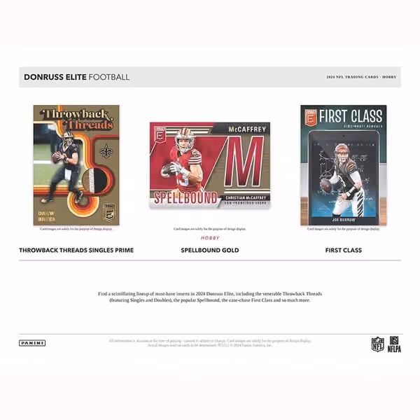 2024 Panini Donruss Elite Football NFL Hobby Box view 4