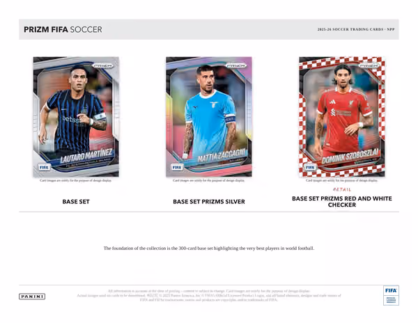 2025/26 Panini Prizm FIFA Football Retail Box view 3