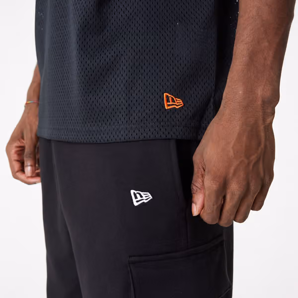 Phoenix Suns New Era Oversized NBA Mesh T-Shirt Black view 6