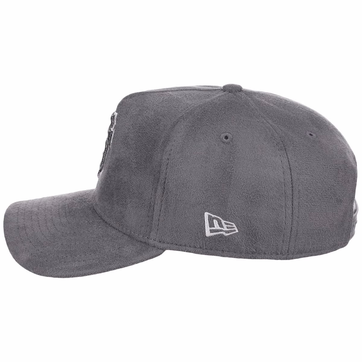 San Francisco Giants MLB Gray x Suede FASHION CORE New Era 9FORTY A-Frame detail view