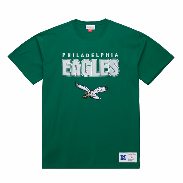 Philadelphia Eagles NFL Throw it Back T-Shirt Green view 1