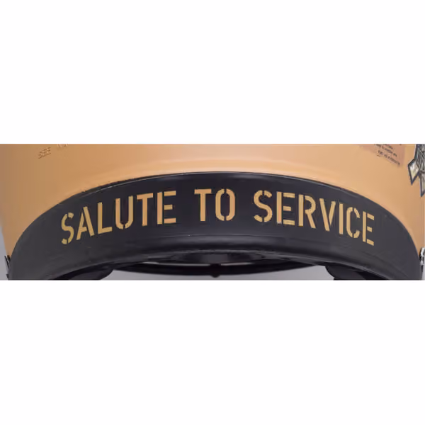 Buffalo Bills 2023 Salute to Service NFL Speed Mini Helmet view 2