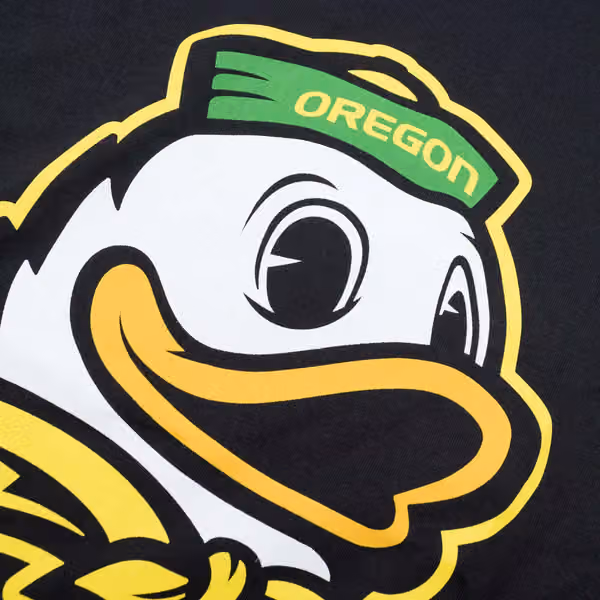 Oregon Ducks Primary Logo NCAA T-Shirt Black view 3