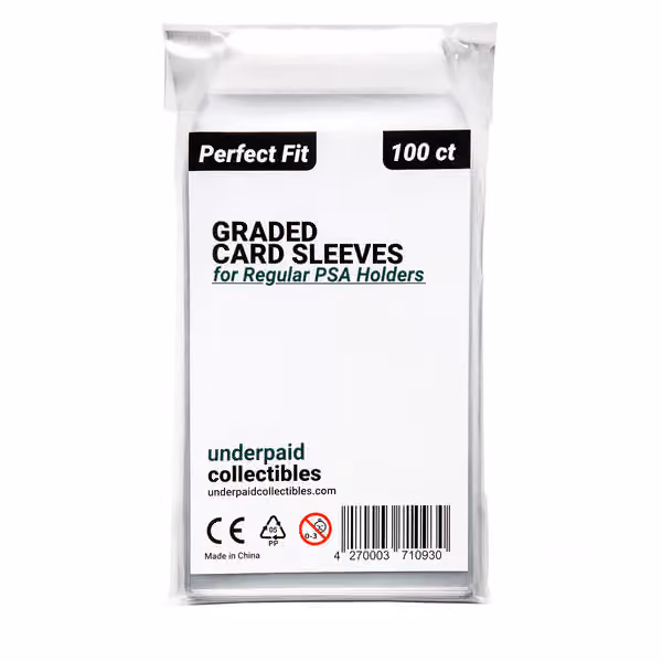 underpaidcollectibles Graded Card PSA Perfect Fit Sleeves view 1
