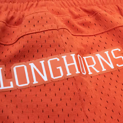 Texas Longhorns 2006-07 Mitchell & Ness Swingman NCAA Shorts Orange view 3