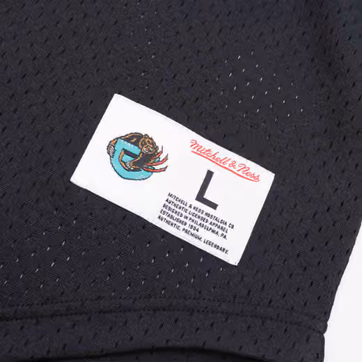 Vancouver Grizzlies Mitchell & Ness Camo Reflective NBA Crew Mesh Jersey view 4