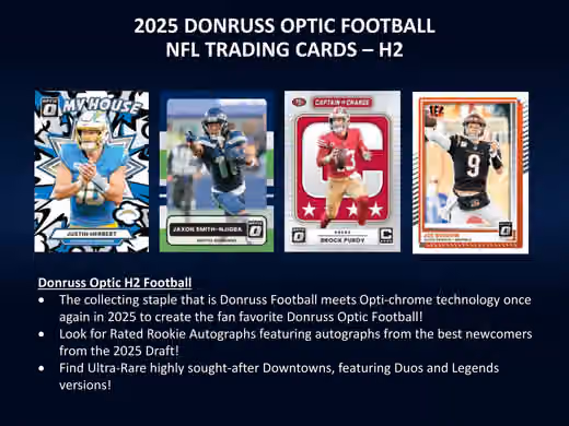 2025 Panini Donruss Optic Football NFL Hybrid H2 Box view 2