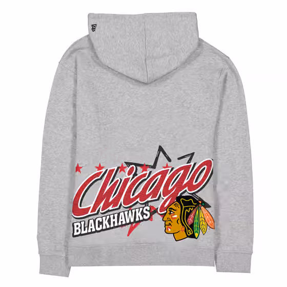 Chicago Blackhawks Sport Classics Oversized NHL Hoodie Gray view 2