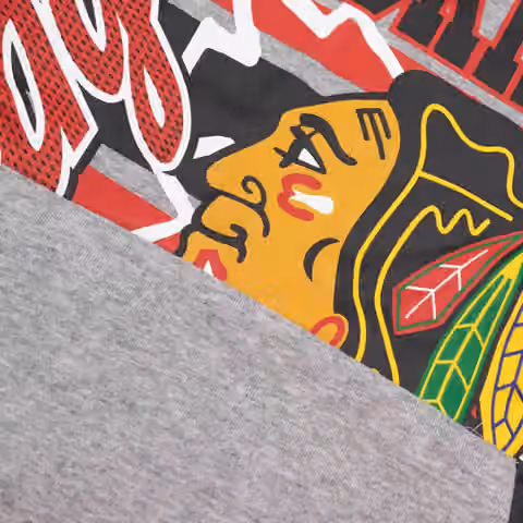 Chicago Blackhawks Sport Classics Oversized NHL Hoodie Gray view 3